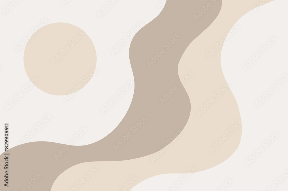 Soft beige abstract irregular color blocks Soft beige abstract irregular color blocks