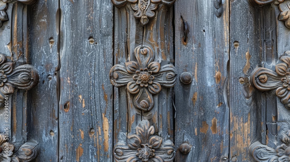 intricate carvings on weathered wooden gates timeless charm and rustic beauty closeup photography intricate carvings on weathered wooden gates timeless charm and rustic beauty closeup photography
