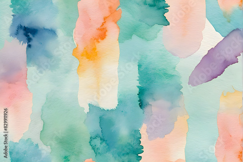 Dynamic Watercolor Symphony - Abstract Vibrancy in Pastel Hues