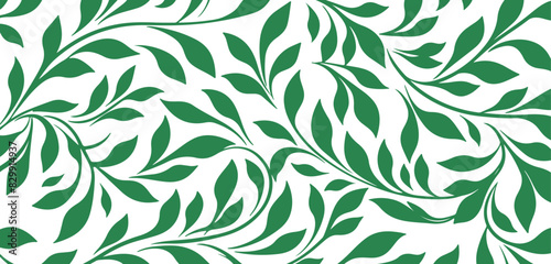 leaf pattern Seamless Elegant abstract background