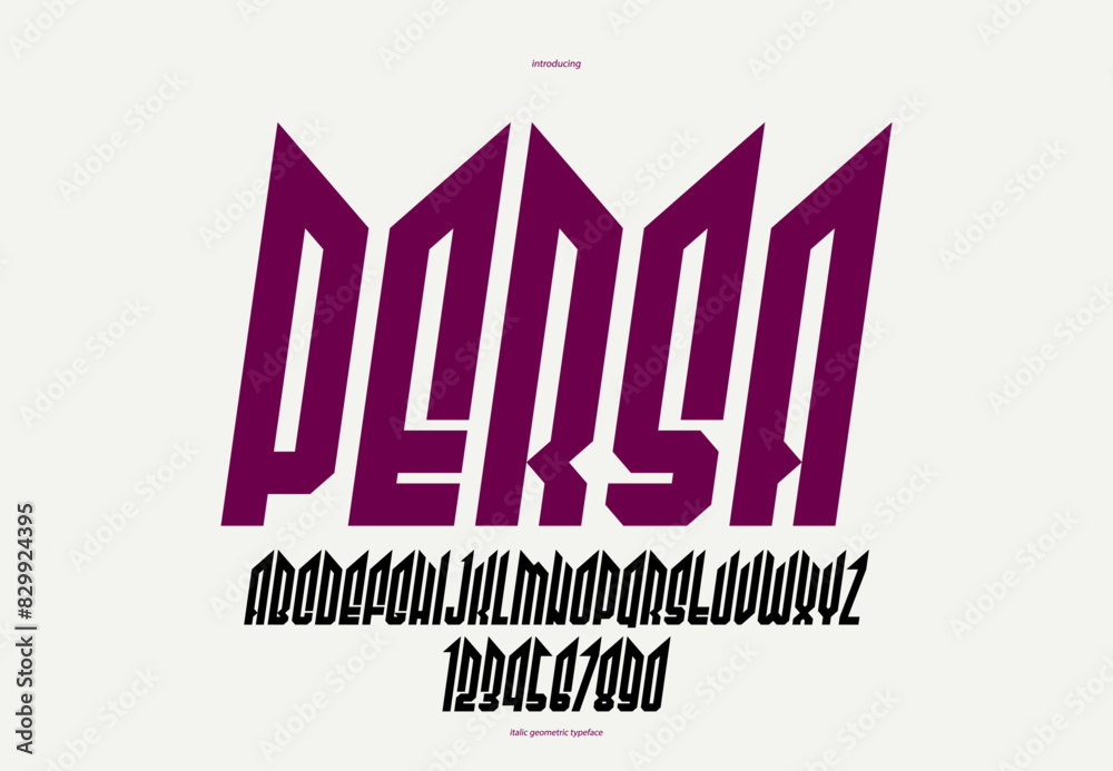 Sharp and bold italic and tall vector display font for logo, condensed gothic or heavy metal style modern typeface, edgy hard rock letters and numbers alphabet for titles or slogans. Sharp and bold italic and tall vector display font for logo, condensed gothic or heavy metal style modern typeface, edgy hard rock letters and numbers alphabet for titles or slogans.