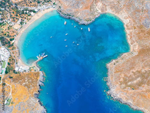 Lindos Bay, Rhodes Greece