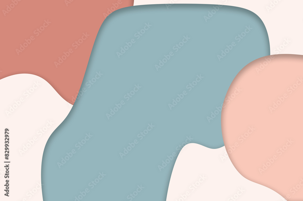 Soft pink blue abstract irregular color blocks Soft pink blue abstract irregular color blocks