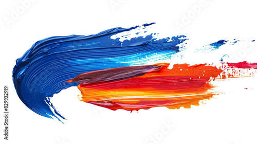 Wallpaper Mural a painting of a rainbow colored wave with orange and blue colors. Torontodigital.ca