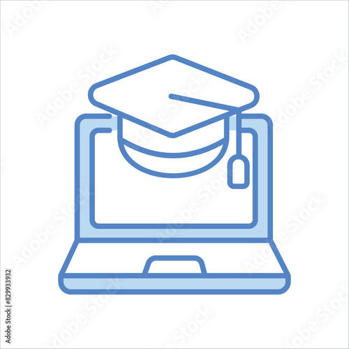 Elearning vector icon