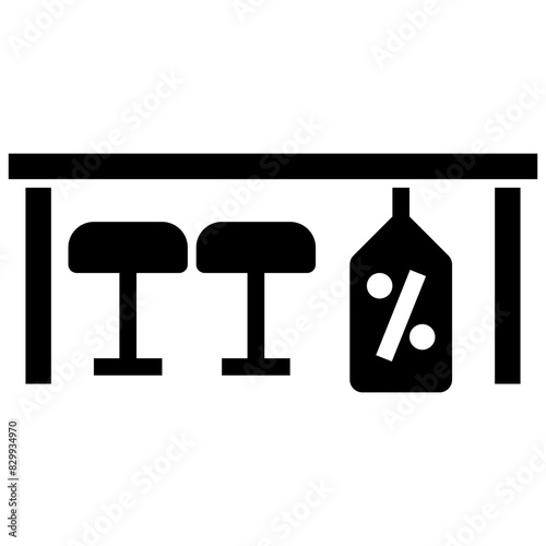 WORK TABLE,work station,computer,furniture,desk,chair,percentage,sale.svg