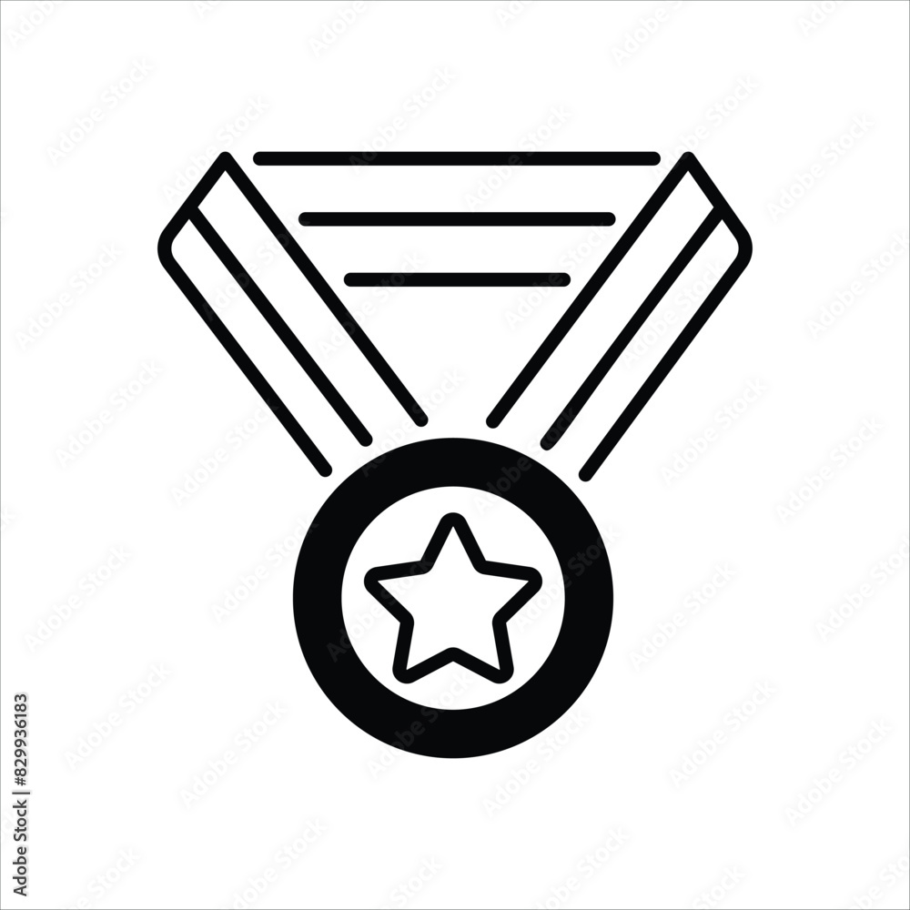 Medal vector icon Medal vector icon