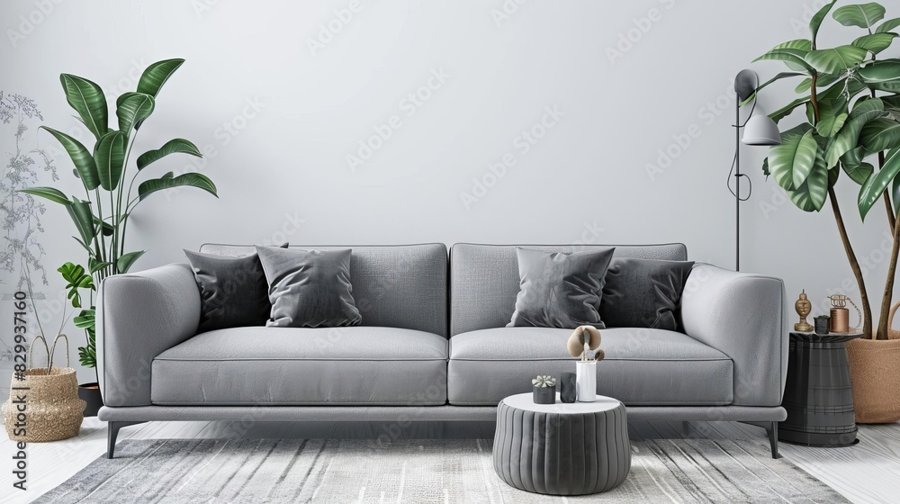 modern living room interior with stylish sofa and decor home design concept 3d rendering modern living room interior with stylish sofa and decor home design concept 3d rendering
