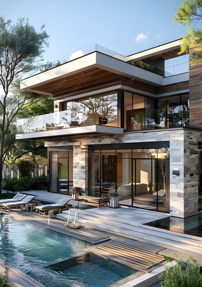 Fototapeta premium Modern House