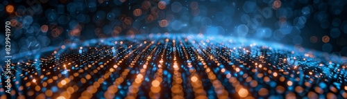 Wallpaper Mural Digital Evolution and Future Technology 3D Cybersecurity Background with Graphs Torontodigital.ca