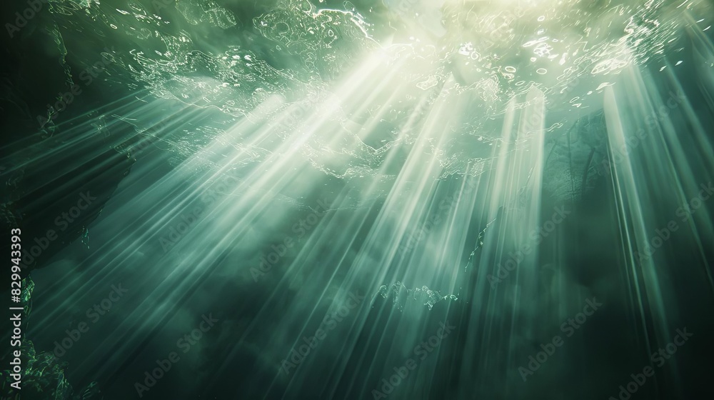 mysterious underwater light rays abstract surreal aquatic fantasy scene mysterious underwater light rays abstract surreal aquatic fantasy scene