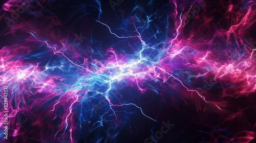 Lightning plasma and electrical background enhanced