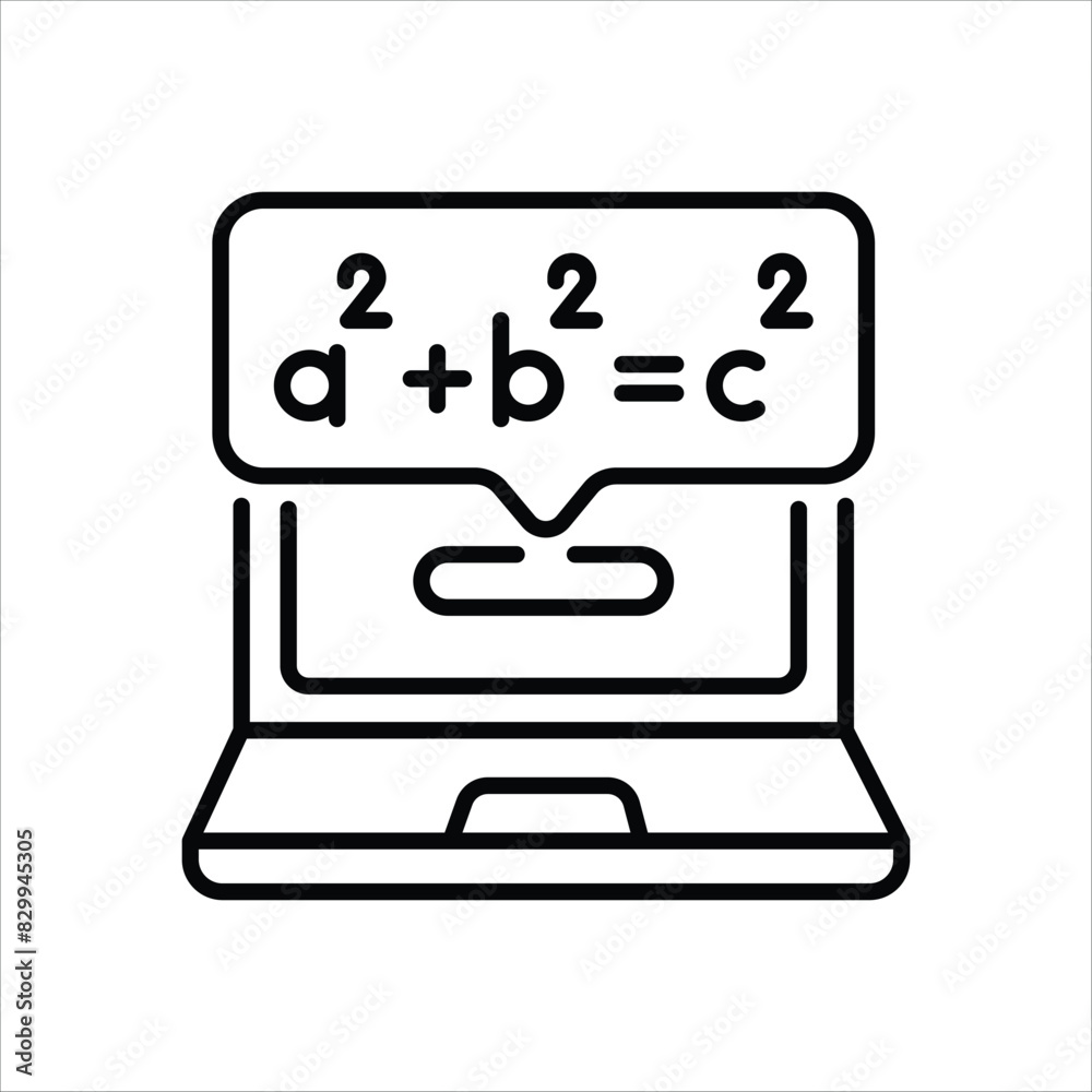 Math vector icon Math vector icon