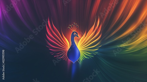 vector sketch of marchers birds snake scorpion insects birds tiger lion and many other animals logo design placed against the solid background in multi color  photo