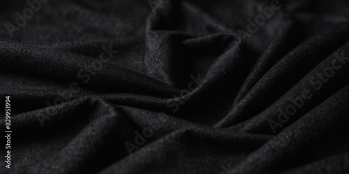 Sophisticated ebony cashmere fabric background photo