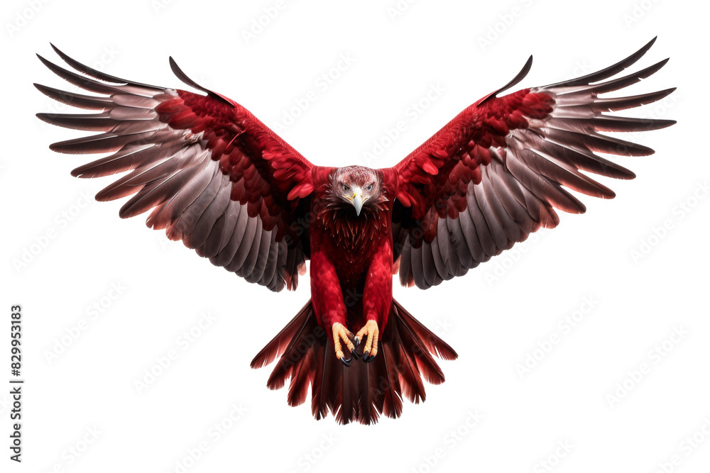 Obraz premium big eagle looking isolated on white