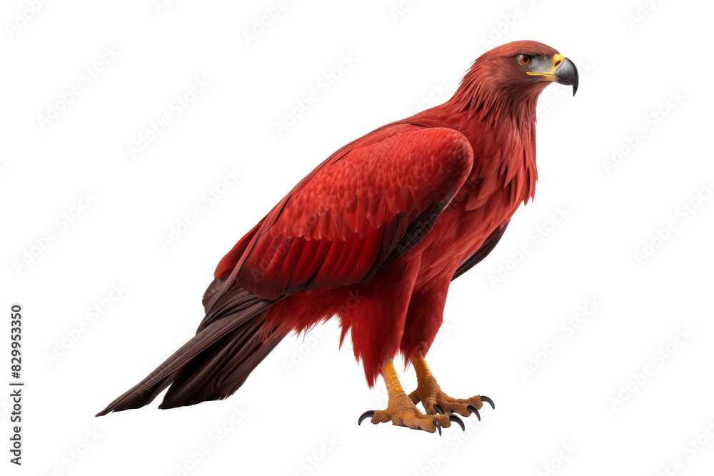 Obraz premium big eagle looking isolated on white