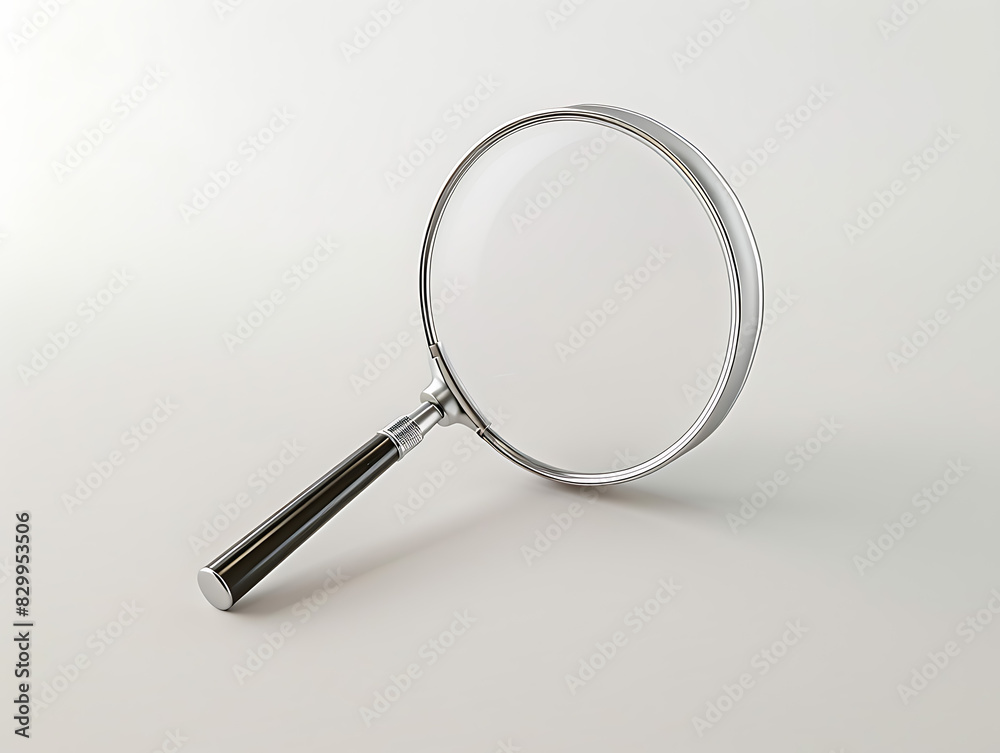 Magnifying glass on white background Magnifying glass on white background