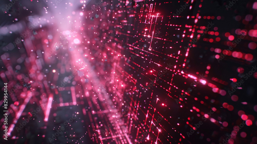 Digital Cyberspace with Particles and Data Digital Cyberspace with Particles and Data