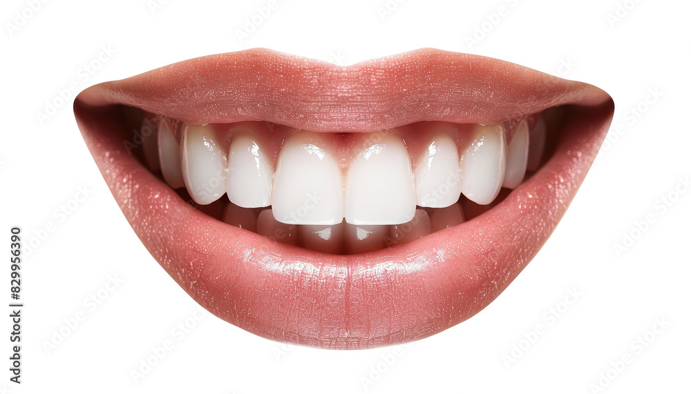 Close-up of a smiling mouth with white teeth, showcasing dental health, oral hygiene, and a perfect smile. Ideal for dental care promotions. Close-up of a smiling mouth with white teeth, showcasing dental health, oral hygiene, and a perfect smile. Ideal for dental care promotions.