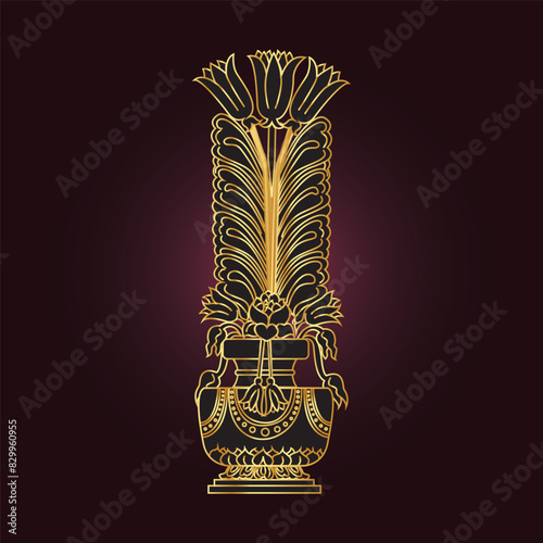 Sri Lankan Traditional Punkalasa illustration Art