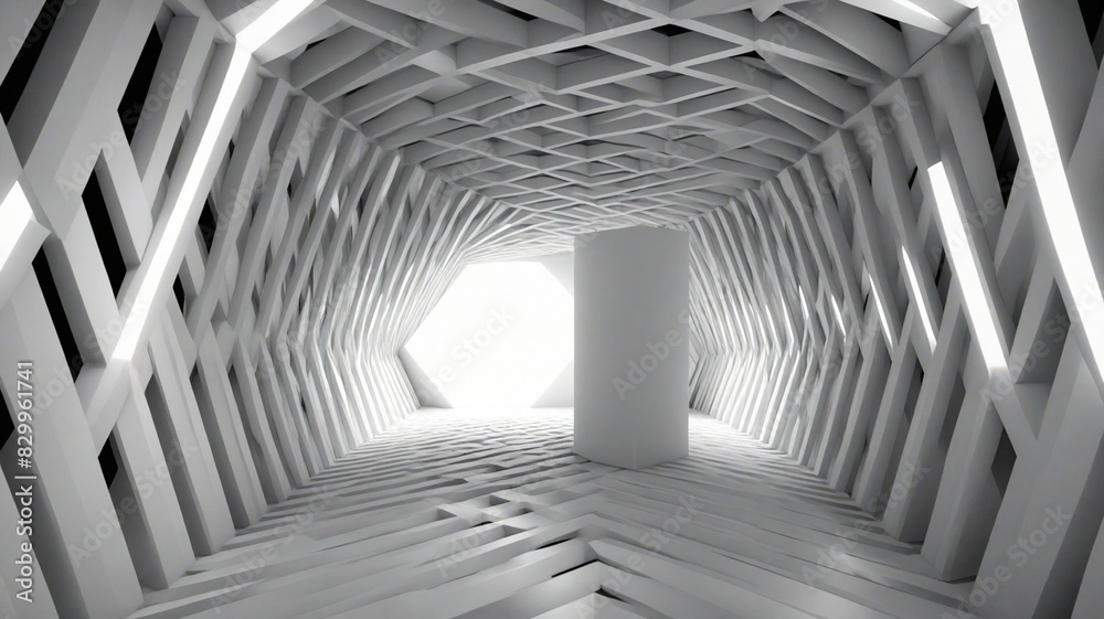 Obraz premium light in the tunnel