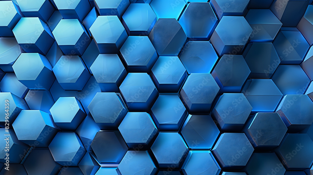 Hexagons pattern. Geometric abstract background with simple hexagonal elements. Generative AI. Hexagons pattern. Geometric abstract background with simple hexagonal elements. Generative AI.
