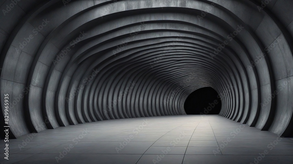 tunnel with light tunnel with light