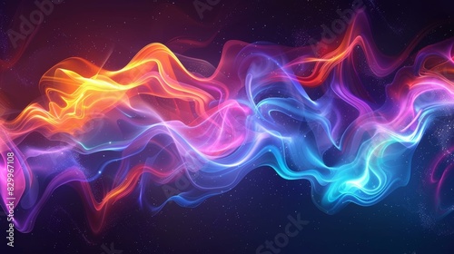 Colorful Swirls of Smoke