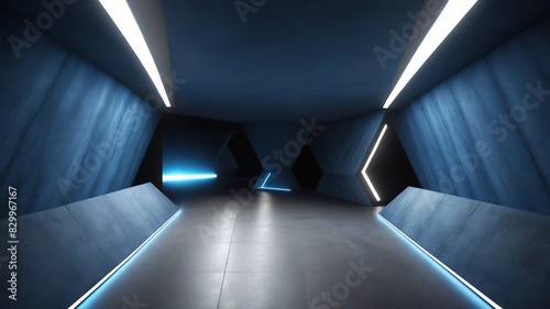 corridor in a modern building