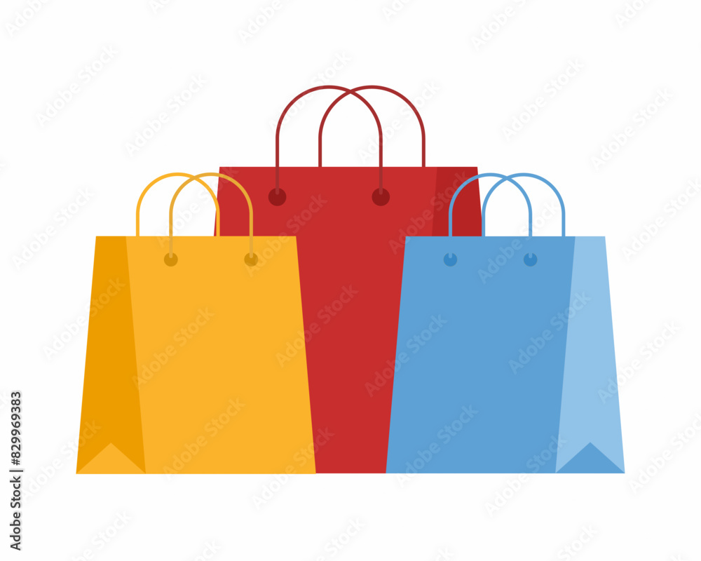 package bag for purchases for an online store vector illustration package bag for purchases for an online store vector illustration