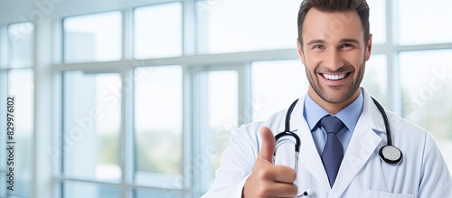 In a medical office a male ...