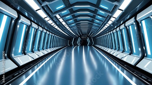 escalator in the airport photo