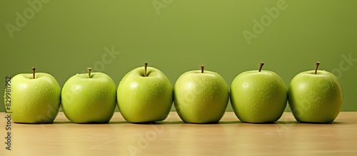 A close up of fresh green a...