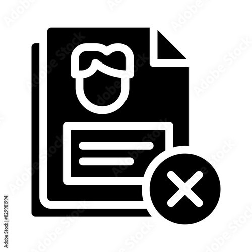 ballot glyph icon