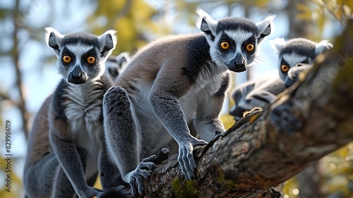 Enchanting Lemurs: Branch Perchers in the Forest Canopy