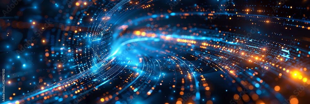 Digital background perfect for AI, neural networks, and technology ...