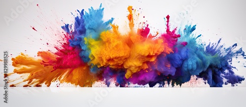 A colorful explosion of abs...