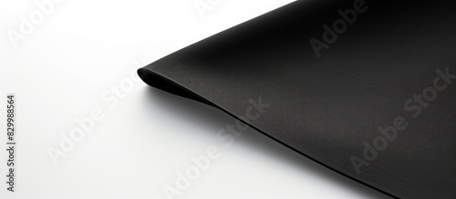 The black corner of a black...
