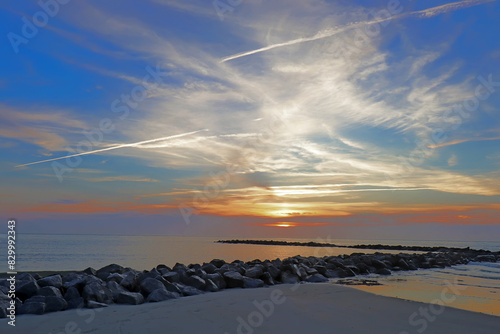Sunrise over the Atlantic Ocean at Hilton Head Island, SC