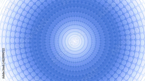 Animation of rotating concentric circles with hypnotic effect. Motion. Abstract geometric background with rings spinning and blinking around light.