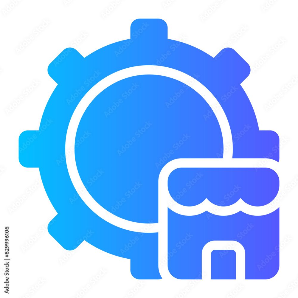 store gradient icon store gradient icon