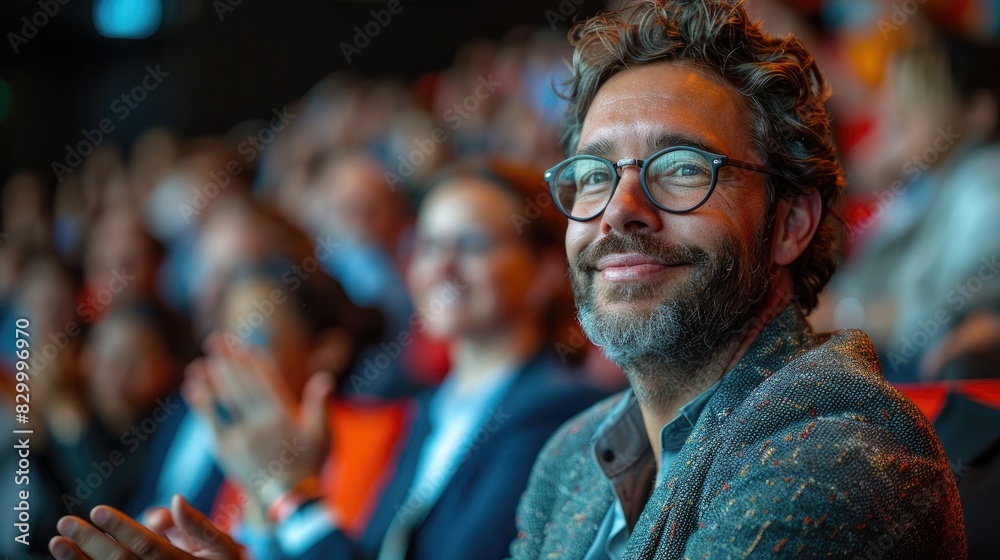 Target growth, finance team and diversity of business group clapping for support and happiness. Company success. Generative AI