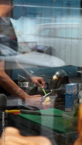 Wallpaper Mural people at work in the kitchen Torontodigital.ca