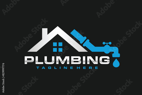 home pipe water faucet logo