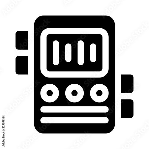 dictaphone glyph icon