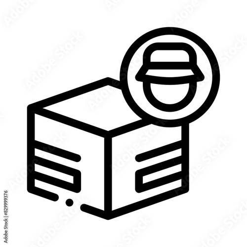 courier line icon
