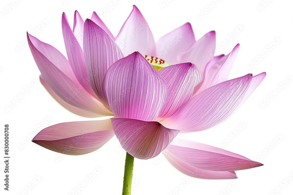 Lotus, closeup, isolated on white background Lotus, closeup, isolated on white background