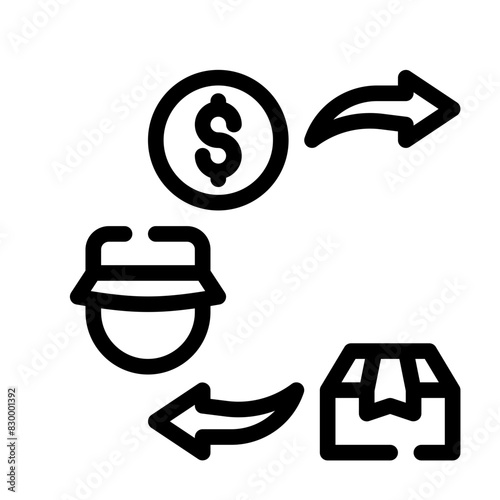 attract line icon