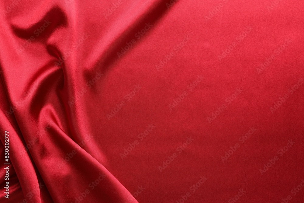 Texture of beautiful red silk fabric as background, closeup Texture of beautiful red silk fabric as background, closeup